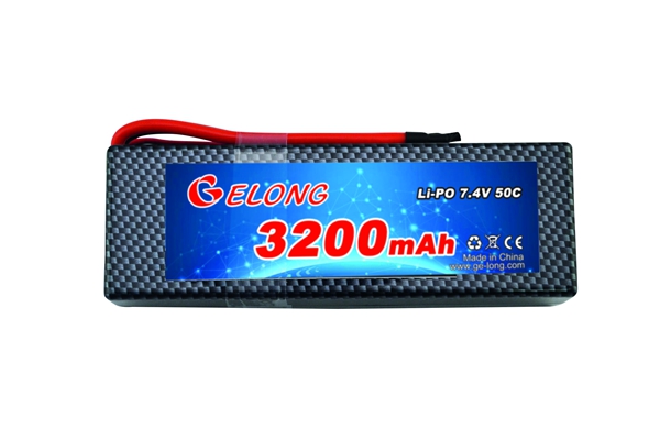 RC Li-PO 3200mAh 7.4V 50C Hard Case Pack for RC Cars