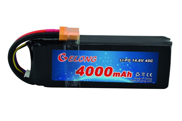 RC Li-PO 4000mAh 14.8V 45C