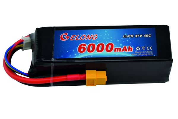 RC Li-PO 6000mAh 37V 40C