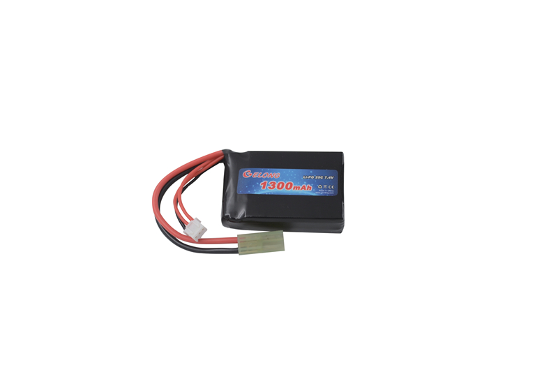 Airsoft Battery Li-PO 1300mAh 2S mini 7.4V