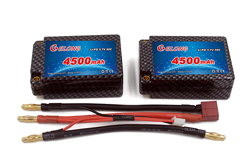 RC Li-PO 4500mAh 3.7V 50C Hard Case Pack for RC Cars